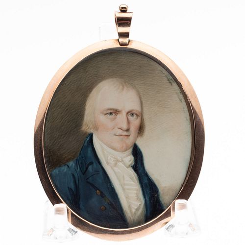 Portrait Miniature of a Man, L. Buchey, c. 1810