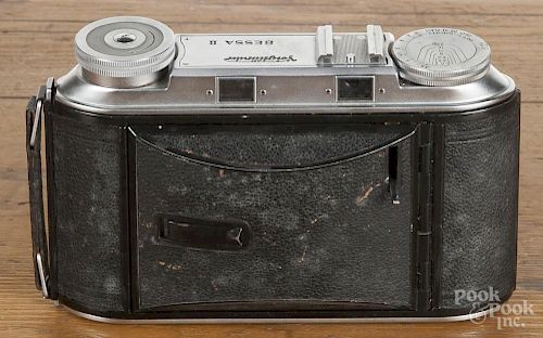 Voigtlander Bessa II folding camera, ca. 1954, the Apo-Lanthar 4.5/10.5 cm lens