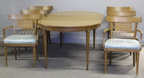 Vintage Dining Set Incl. Center Table and 6 Chairs
