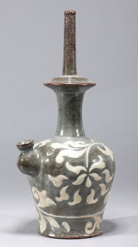 Korean Bottle Vase with Design
