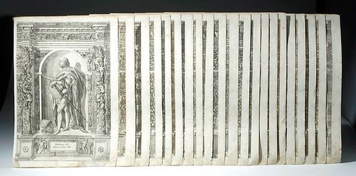 21 Baroque Engravings of Armor (Custodis-Fontana)