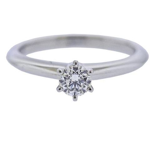 Tiffany &amp; Co 0.34ct I IF Diamond Engagement Ring