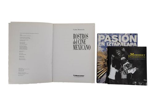 Rostros del Cine Mexicano / Pasión en Iztapalapa / Memoria y Representación la Fotografía y el Movimiento Estudiantil. Piezas: 3.