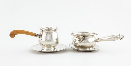TWO AMERICAN STERLING SILVER PIPKINS, 4PC