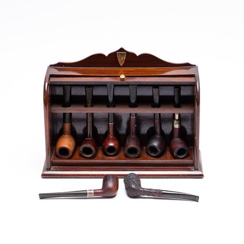 ROBERT WOODRUFF'S ALFRED DUNHILL PIPE RACK