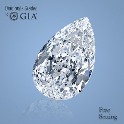 3.01 ct, D/FL, TYPE IIa Pear cut GIA Graded Diamond. Appraised Value: $346,100 