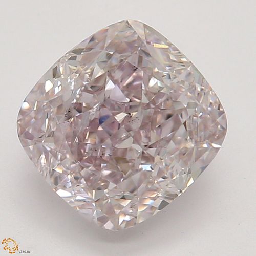 1.08 ct, Natural Fancy Brownish Purplish Pink Even Color, SI1, Cushion cut Diamond (GIA Graded), Appraised Value: $151,100 