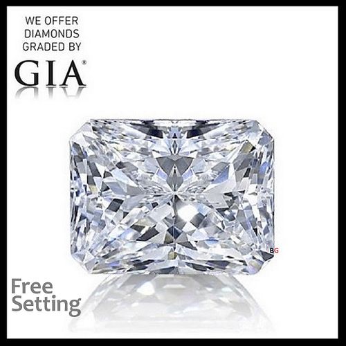 5.01 ct, D/VVS2, Radiant cut GIA Graded Diamond. Appraised Value: $854,200 