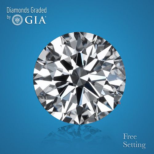 1.57 ct, E/VS2, Round cut GIA Graded Diamond. Appraised Value: $51,600 