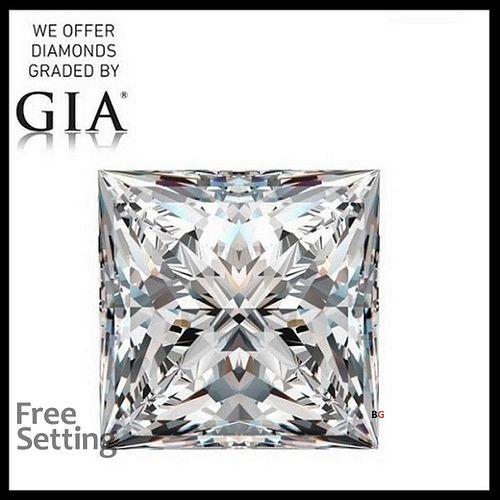 1.50 ct, E/VS1, Princess cut GIA Graded Diamond. Appraised Value: $41,900 