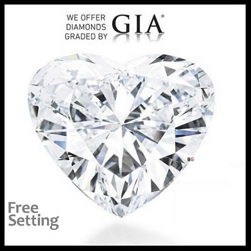 2.02 ct, D/VVS1, Heart cut GIA Graded Diamond. Appraised Value: $104,500 