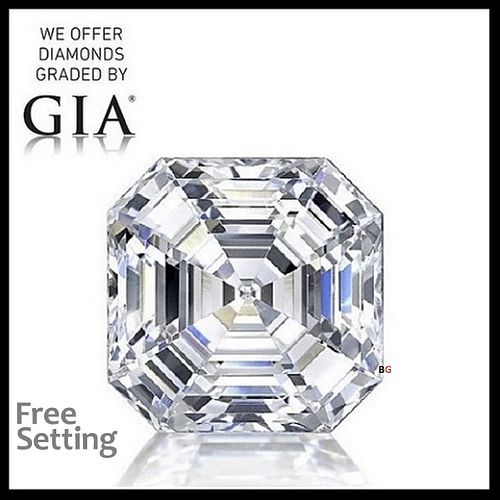 5.01 ct, G/VS1, Square Emerald cut GIA Graded Diamond. Appraised Value: $544,800 