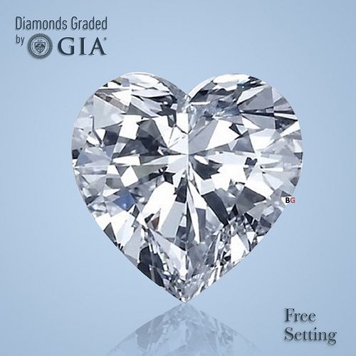 5.42 ct, F/VS1, Heart cut GIA Graded Diamond. Appraised Value: $677,500 