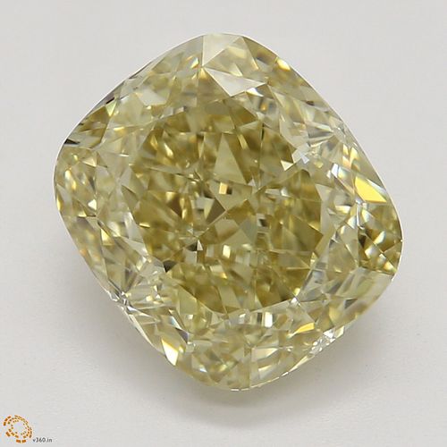 2.02 ct, Natural Fancy Brownish Yellow Even Color, VVS1, Cushion cut Diamond (GIA Graded), Appraised Value: $20,200 