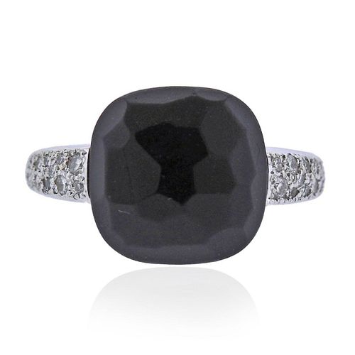 Pomellato Capri Onyx Diamond Gold Ring