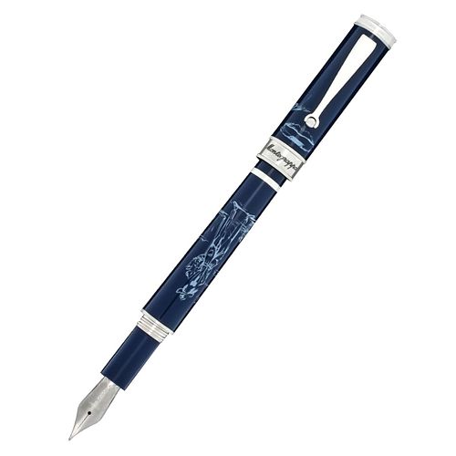 Montegrappa The Secret Life Of Dali Resin Stainless Steel Fountain Pen 74/270