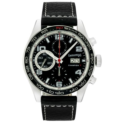 Eberhard Champion V Grande Date Chronograph Automatic Men's Watch 31064.2