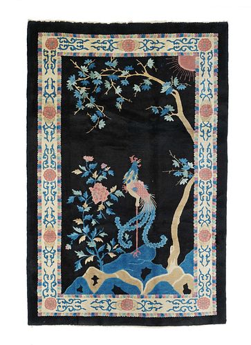 Antique Chinese Rug, 5'2" x 7'10"