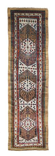 Antique Bakhshaish Long Rug, 3'8" x 13'7"