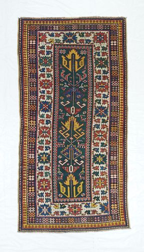 Antique Kazak Rug, 3'3" x 6'4"