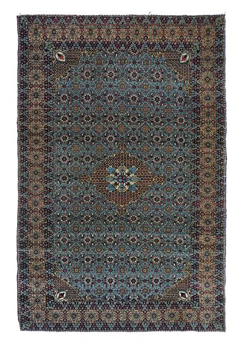 Antique Tehran Rug, 4'5" x 6'11"