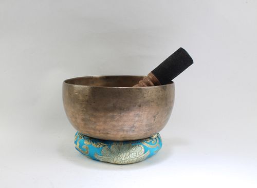 Antique Tibetan Singing Bowl Set — Meditation Soun