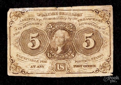Continental currency six dollar note, printed by Hall & Sellers, Philadelphia, 1776