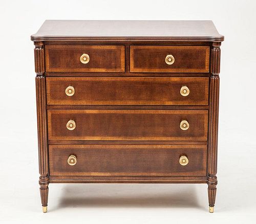 Federal Style Inlaid Mahogany Chest of Drawers, Henredon