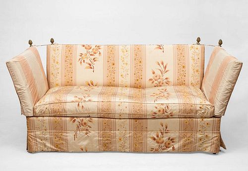 Knole Sofa in Floral Upholstery
