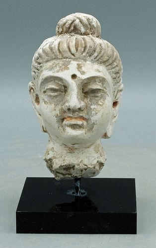 Gandharan Stucco Head, ca. 4th - 5th C. AD