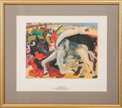 After Pablo Picasso (1881-1973): Corrida, La Mort du Torero