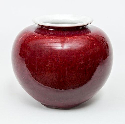 Gerry Williams Copper Red-Glazed Porcelain Vase