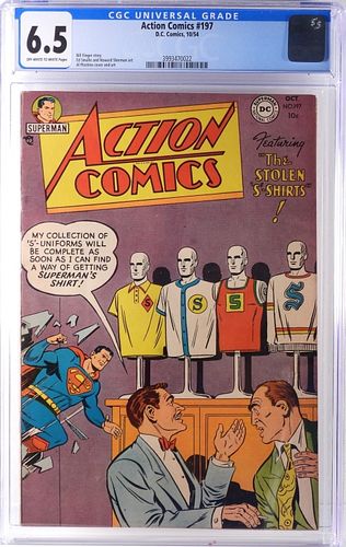 DC Comics Action Comics #197 CGC 6.5