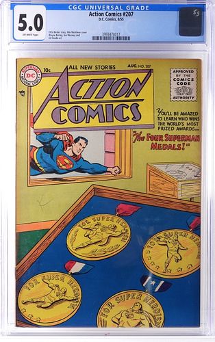 DC Comics Action Comics #207 CGC 5.0