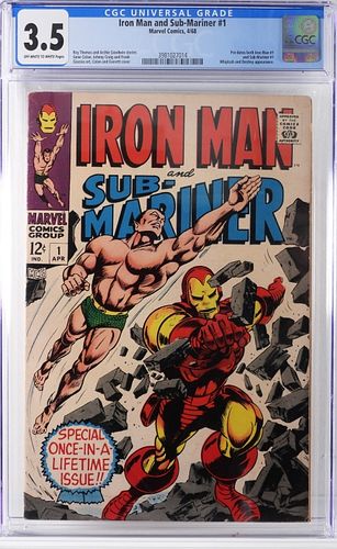 Marvel Comics Iron Man and Sub-Mariner #1 CGC 3.5