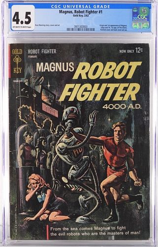 Gold Key Comics Magnus Robot Fighter #1 CGC 4.5