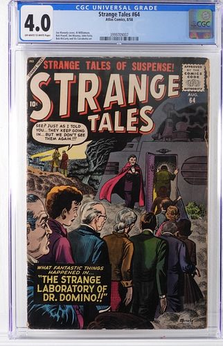 Atlas Comics Strange Tales #64 CGC 4.0