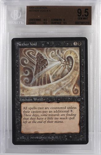 Magic The Gathering Legends Nether Void BGS 9.5