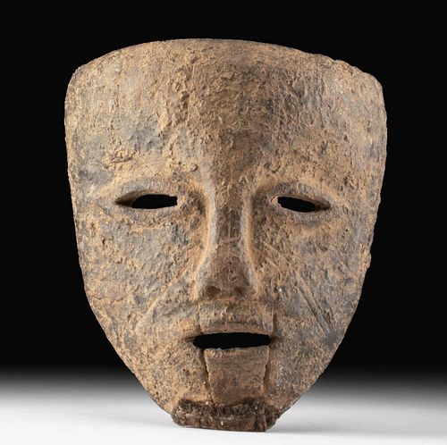 19th C. African Azande Wood Mask Mani Society