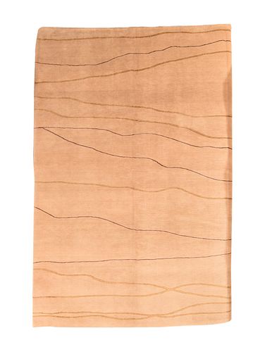 Tibetan Wool Rug, 6' x 9'