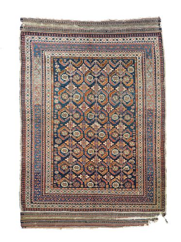 Antique Persian Afshar Rug, 4'1" x 6'3"