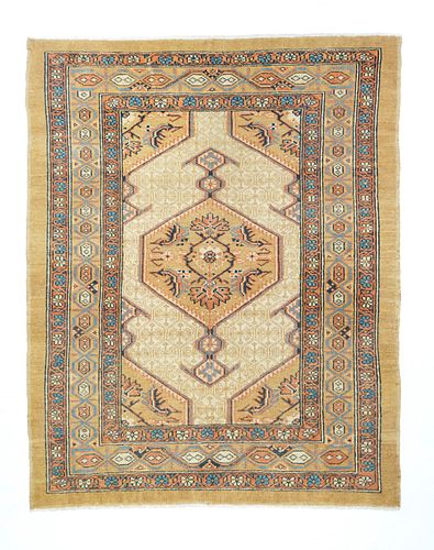Antique Persian Bakhshayesh Rug, 4'5" x 5'6"
