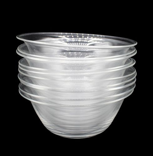 Set of (10) Steuben Glass Bowls