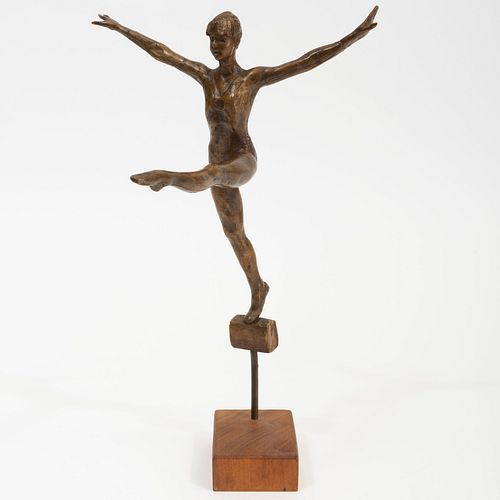 Attributed to Sterett Kelsey (b. 1941): Gymnast