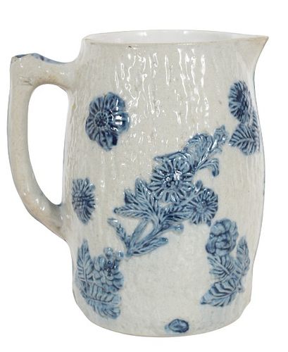 Floral Blue & White Pitcher