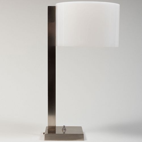 Chrome and Lucite Desk Lamp