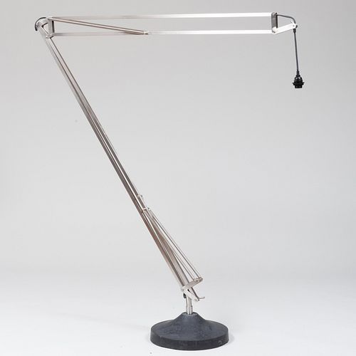 Contemporary Chrome Articulated Floor Lamp