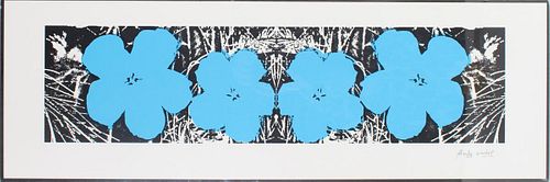 After Andy Warhol Flowers, Serigraph