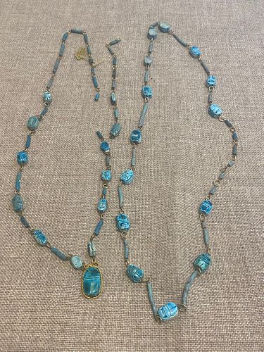 Egyptian Revival Scarab Jewelry 