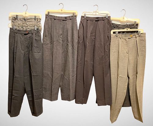 Vintage 1980's Trouser Pant Collection Neutrals #2